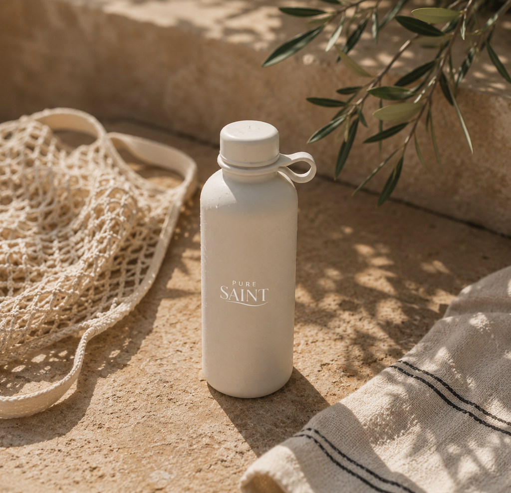 Beide 500-ml-Thermoflaschen aus dem Pure Saint Essential Bundle