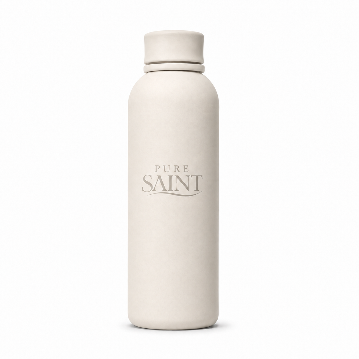 Perlfarbene Pure Saint Soft Pearl Thermoflasche ohne Tragegriff